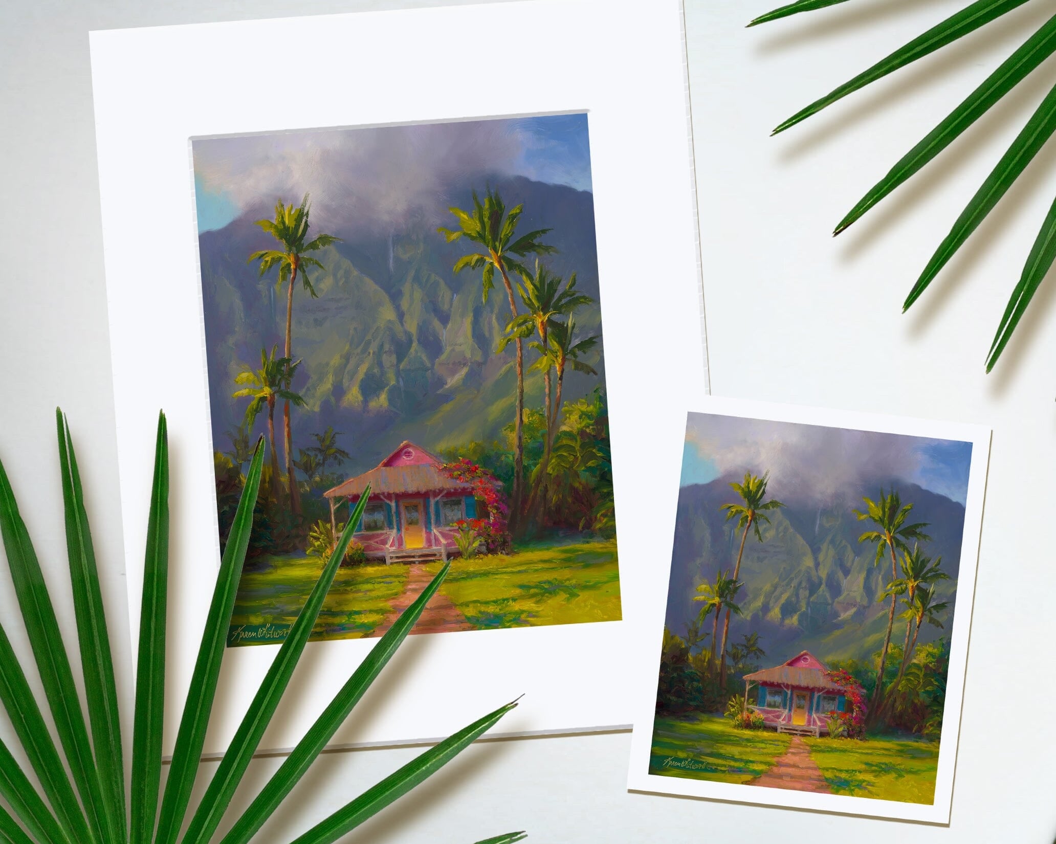 Hawaii Paper Art Prints