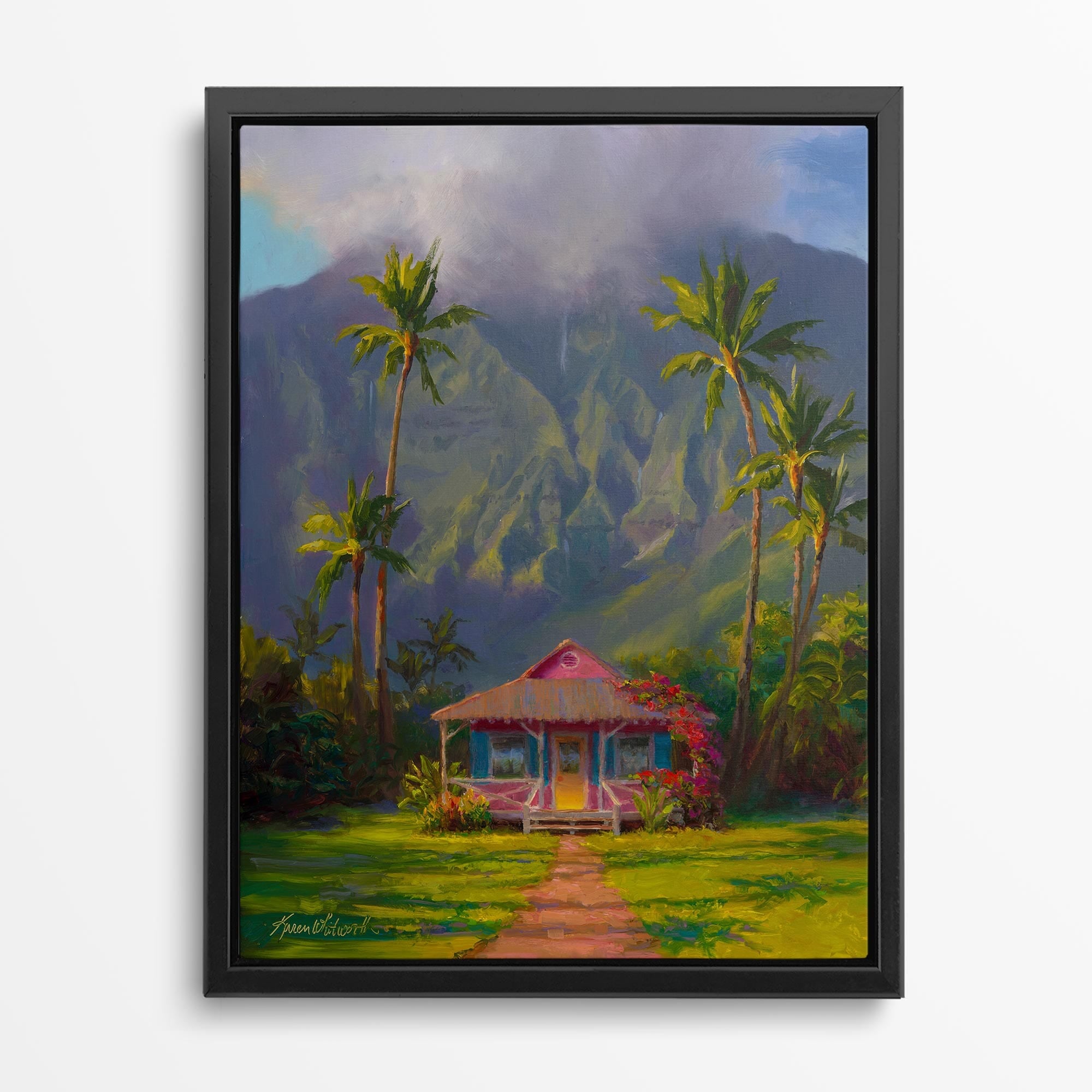 Kauai Canvas Prints of Hanalei Hawaii Painting