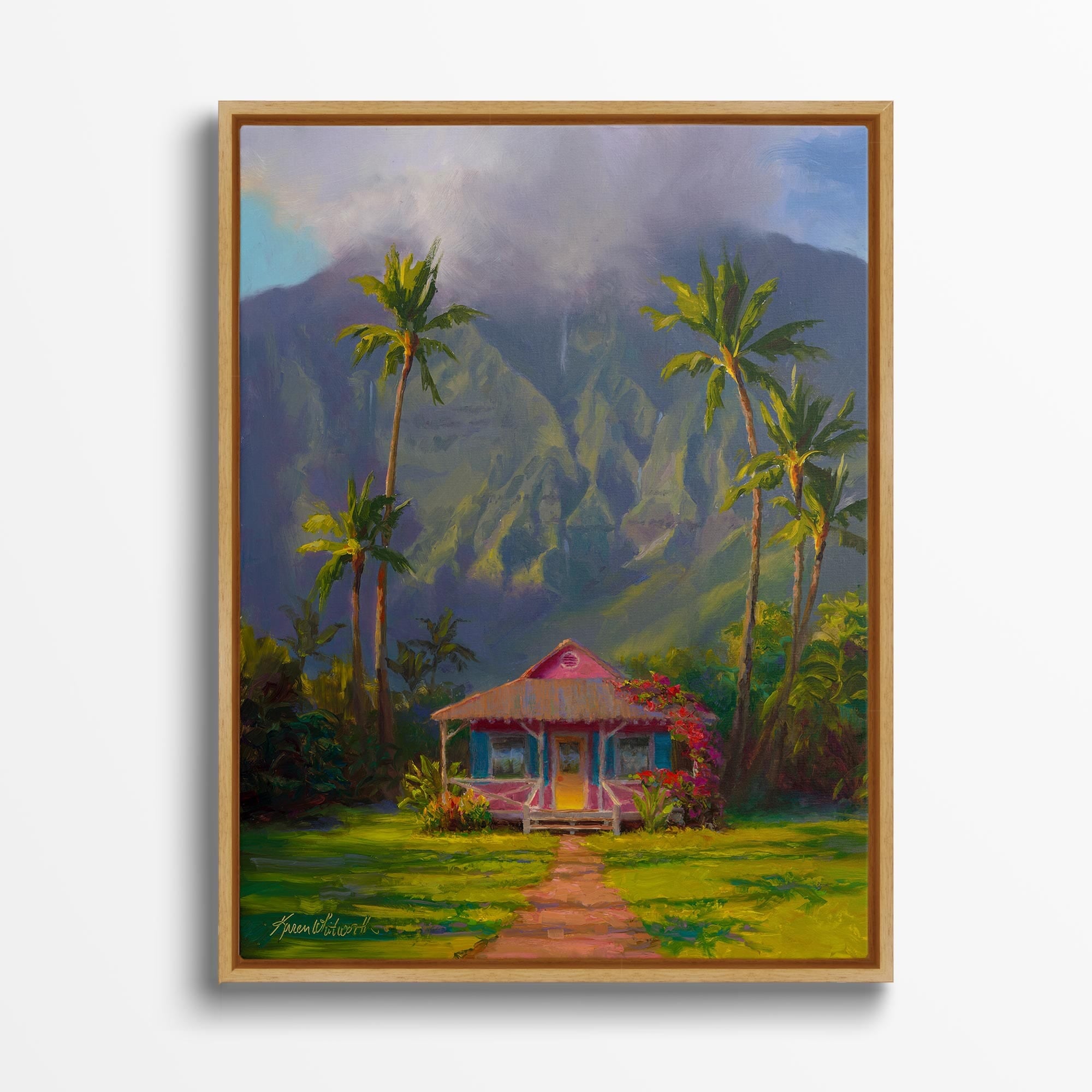 Kauai Canvas Prints of Hanalei Hawaii Painting