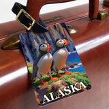 Puffins - Alaska Luggage Tags