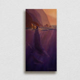 Echoes of Light - Wall Art Canvas of Hawaiian Humpback Whales Painting