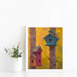 Spring Chickadee 2 - Bird Art Prints