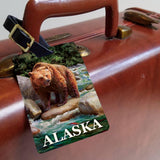 Alaska Brown Bear Luggage Tag