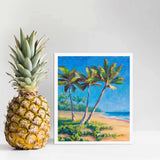 Paradise Palms - Tropical Beach Art Print