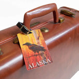 Alaska Raven Luggage Tag