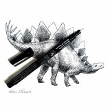 Stegosaurus Dinosaur Wall Art Print