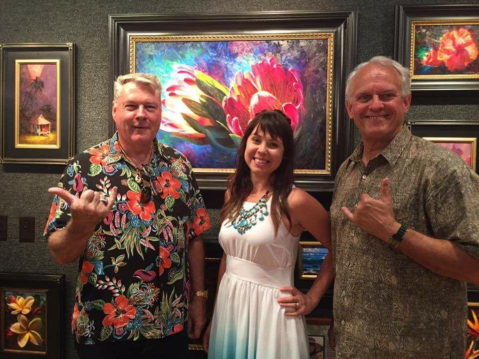 Meet Steve! Karen Whitworth meets one of her avid collectors in Hawaii