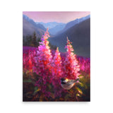 Eagle River Summer - Paper Print of Alaskan Mountain Landscape