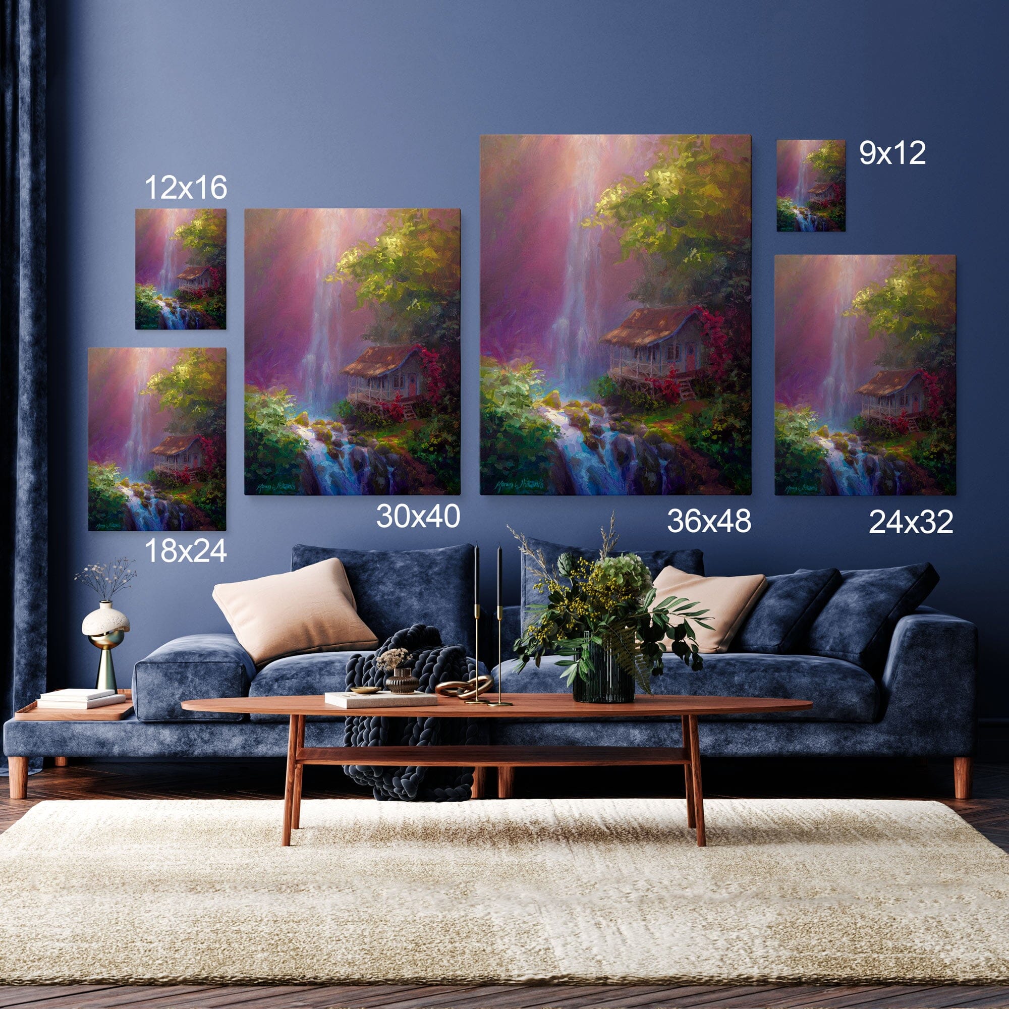 9 x 12 Canvas - variety of designs