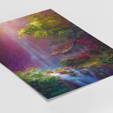 Healing Retreat - A Waterfall Wall Art Print