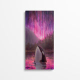 Orca Canvas Art Print