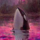 Orca Canvas Art Print