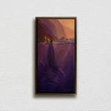 Echoes of Light - Wall Art Canvas of Hawaiian Humpback Whales Painting