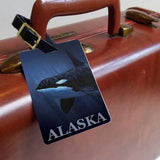 Alaska Orca Whale Luggage Tag
