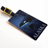 Alaska Orca Whale Luggage Tag