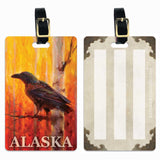 Alaska Raven Luggage Tag