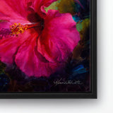 Red Hot Hibiscus - Wall Art Canvas Print of Tropical Hawaiian Flower